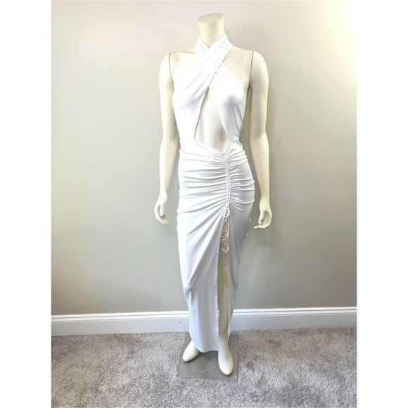 LEAU White Bodycon Dress Size Small - Picture 6 of 14
